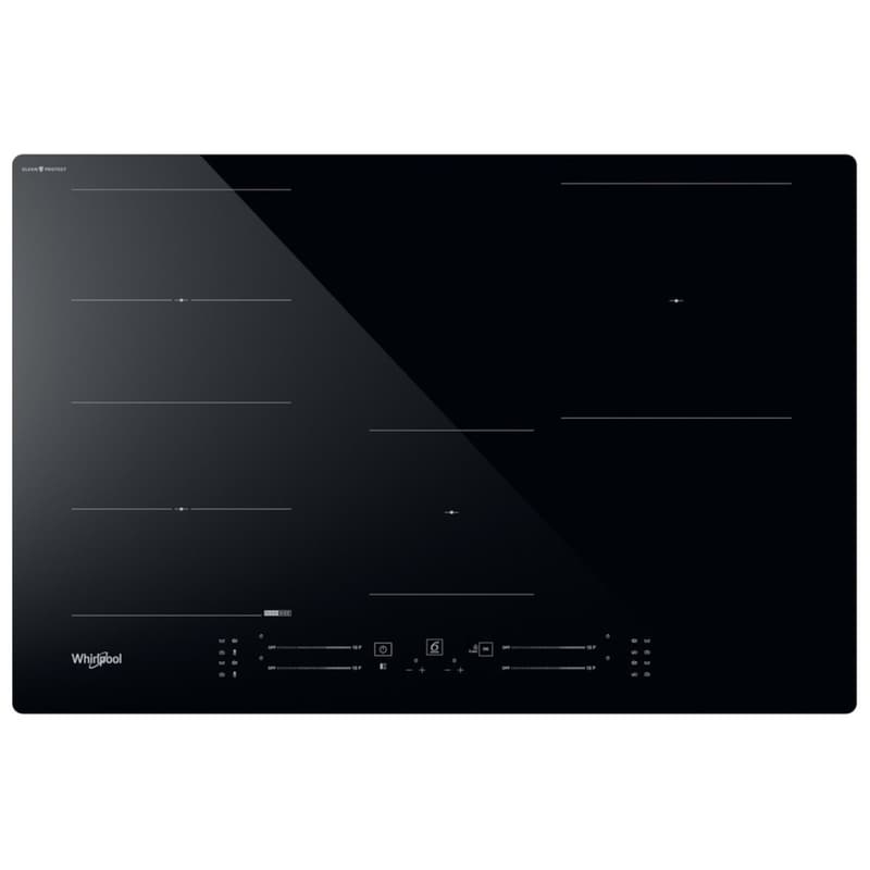 WHIRLPOOL WHIRLPOOL WF S1577 CPNE 77 cm Μαύρο Εστία Επαγωγική Αυτόνομη