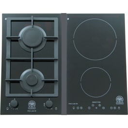 LA GERMANIA P652ILAGVN(GN) 60.6 cm Μαύρo Εστία Μεικτή Φυσικού Αερίου Αυτόνομη Domino