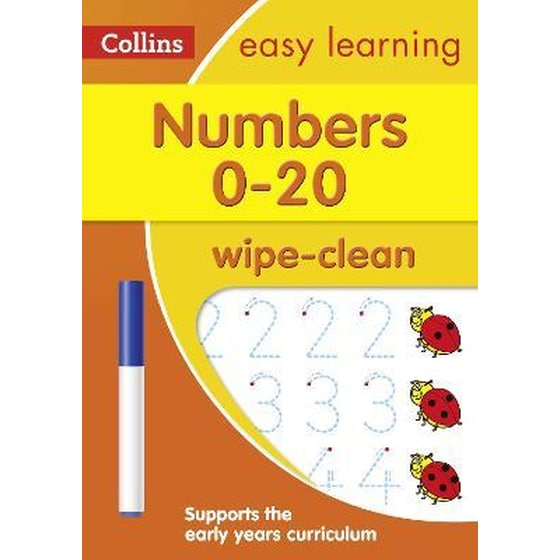Numbers 0-20 Age 3-5 Wipe Clean Activity Book image 0