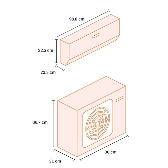 JURO-PRO Oxygen Eco II 24K Κλιματιστικό Inverter 24.000 BTU A++/A+++ με Ιονιστή & WiFi image 2