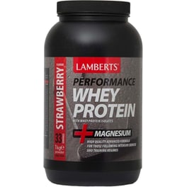 Πρωτεΐνη Lamberts Performance Whey Protein Strawberry - 1000gr