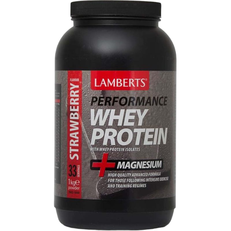 Πρωτεΐνη Lamberts Performance Whey Protein Strawberry - 1000gr