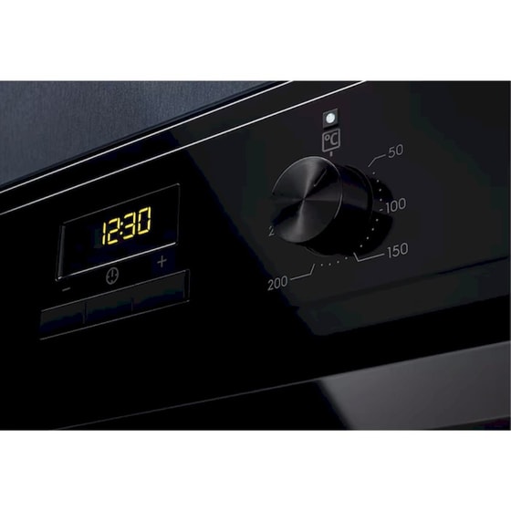 ELECTROLUX EOF3H50BK SurroundCook® 65 Lt Μαύρο Εντοιχιζόμενος Φούρνος Άνω Πάγκου image 1