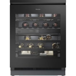MIELE KWTUS 7074 F για 32 Μπουκάλια Μαύρο Εντοιχιζόμενος Συντηρητής Κρασιών
