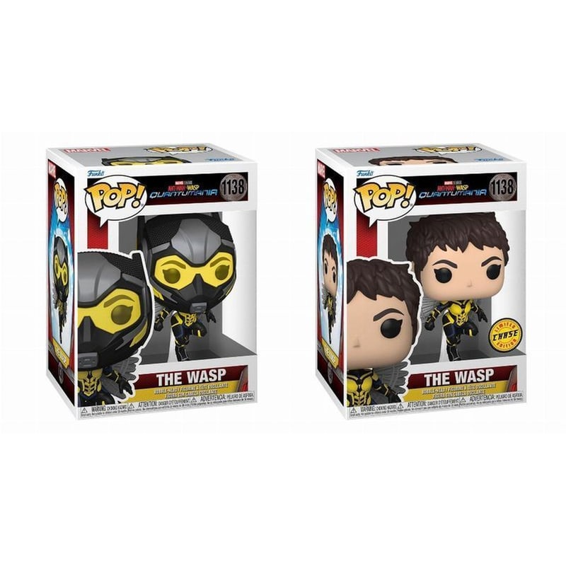 FUNKO Φιγούρα Funko Pop! Marvel: Ant-man And The Wasp: Quantumania - The Wasp 1138 And Chase (2-Pack)