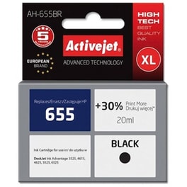 Συμβατό HP 655 Μαύρο Μελάνι Εκτυπωτή Ah-655br
