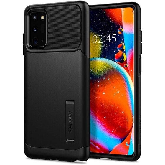 Θήκη Samsung Galaxy Note 20 - Spigen Slim Armor - Black image 0