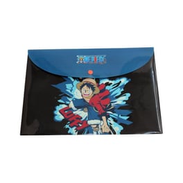 Φάκελος Gim One Piece με Κουμπί Μπλε