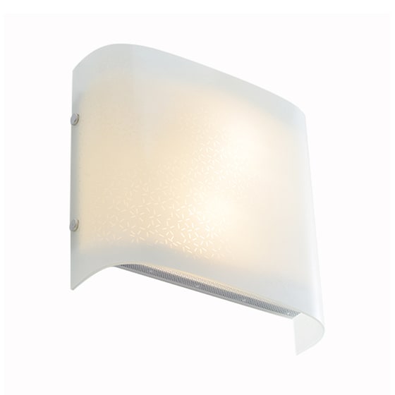 Απλίκα Τοίχου Aca Scilla Dl0831rc Μεταλλική 26x8x25 cm - Ασημί/Λευκή image 0