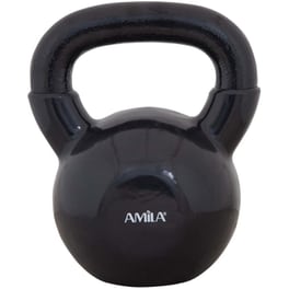 Kettlebell Amila Κλασικό από Βινύλιο 20kgr - Μαύρο