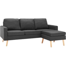 Τριθέσιος Καναπές Vidaxl 184x76cm - Γκρι