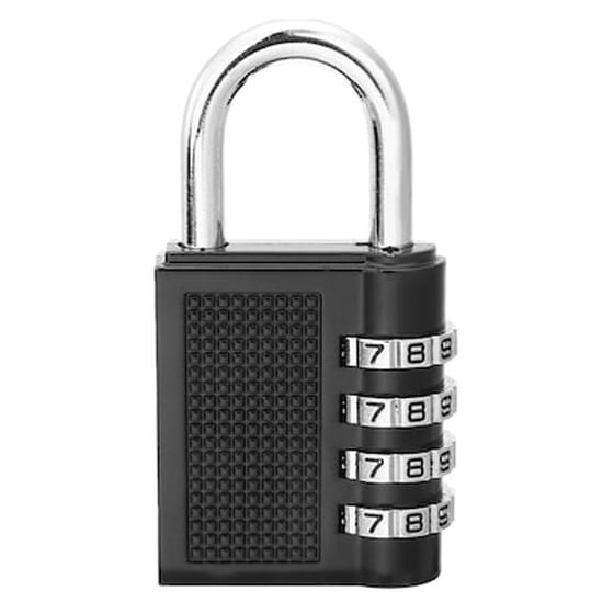 Ctech Λουκέτο Ασφαλείας Συνδυασμού Ctl-0019, 41mm, Μεταλλικό, Μαύρο image 0