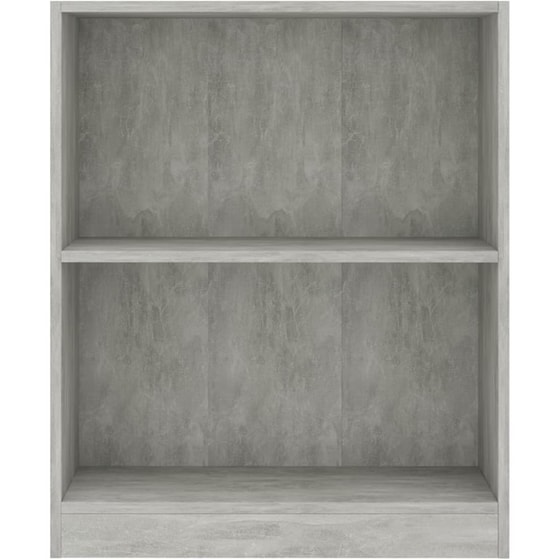 Βιβλιοθήκη VidaXL από Μοριοσανίδα 60x24x76 cm - Γκρι image 2