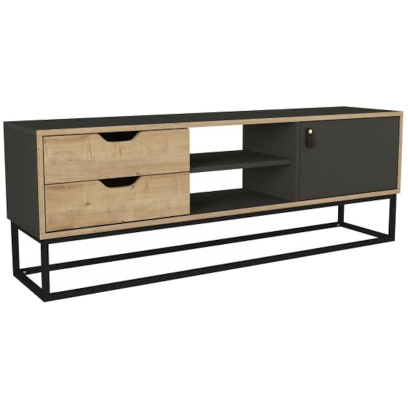 Έπιπλο Τηλεόρασης 24Mall Barbara από Μοριοσανίδα 150x35x53.2 cm - Πολύχρωμο 24MALL