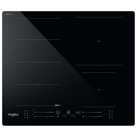 WHIRLPOOL WF S3660 CPNE 59 cm Μαύρο Εστία Επαγωγική Αυτόνομη image 0