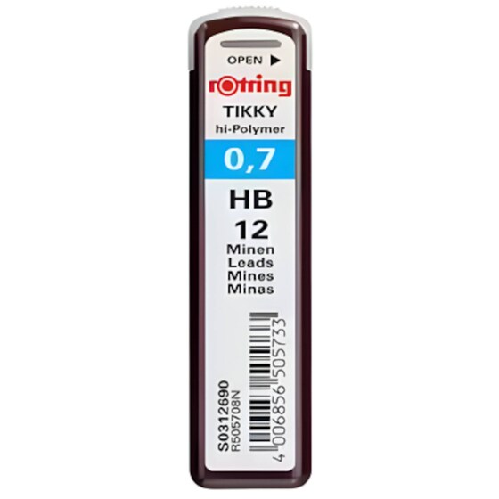 Μύτες Μηχανικού Μολυβιού Stabilo HB 0.7 mm image 0