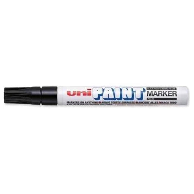 UNI Μαρκαδόρος Σχεδίου Uni Px-20 Medium Μαύρο 2.2 mm