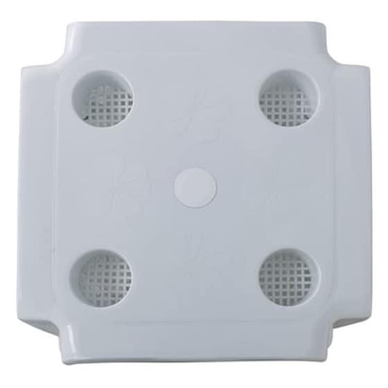 Τραπεζάκι Σαλονιού Woodwell από Πλαστικό Freddo C58073 44x44x38cm - Λευκό image 1