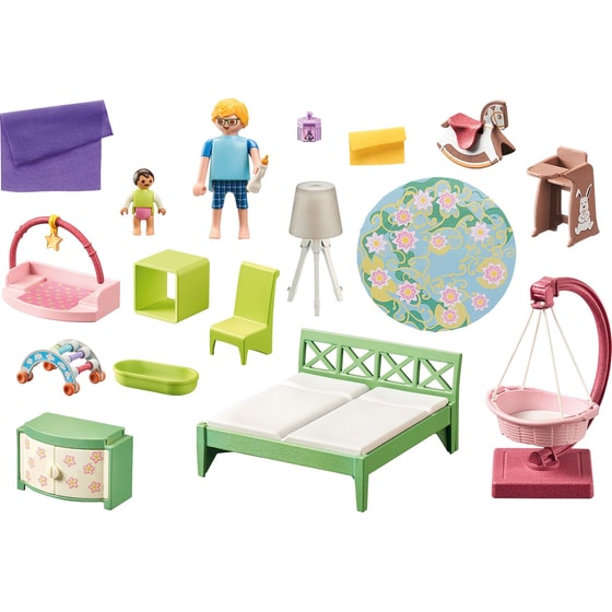 PLAYMOBIL® Μοντέρνο Υπνοδωμάτιο με Κούνια (71609) image 1