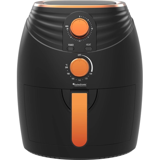 TURBOTRONIC TT-AF11M με Αποσπώμενο Κάδο 1200 W 3.5 L Μαύρο Φριτέζα Αέρος image 0