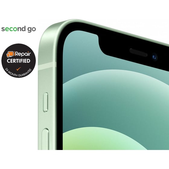Μεταχειρισμένο Apple iPhone 12 128GB Green second go Certified by iRepair image 2