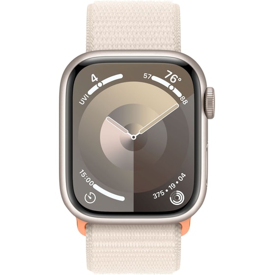 Apple Watch Series 9 Aluminium Starlight GPS 41mm - Starlight Sport Loop image 1