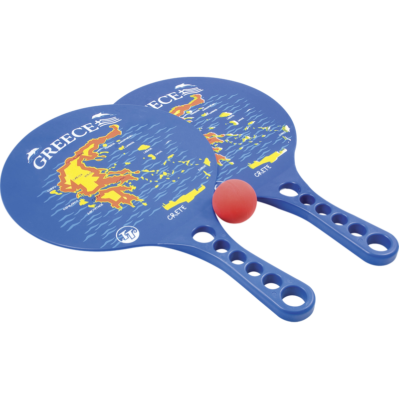 OEM Σετ Ρακέτες Παραλίας με Μπαλάκι 2 τμχ - Μπλε
