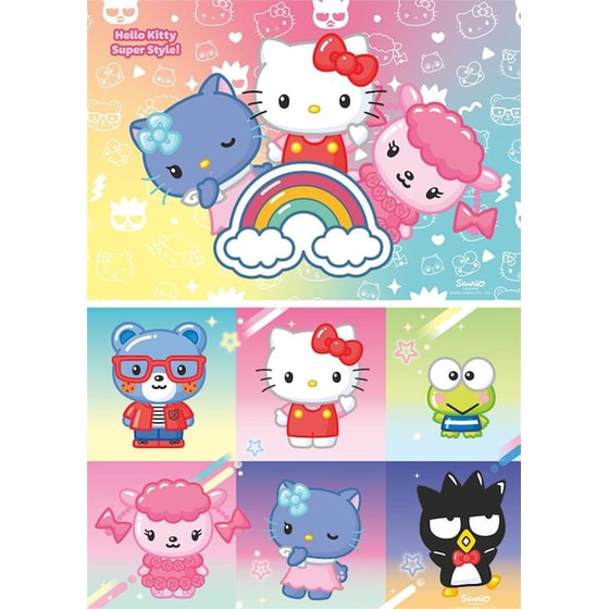 Παιδικό Παζλ Ravensburger Hello Kitty: Super Style (2x24 Κομμάτια) image 1