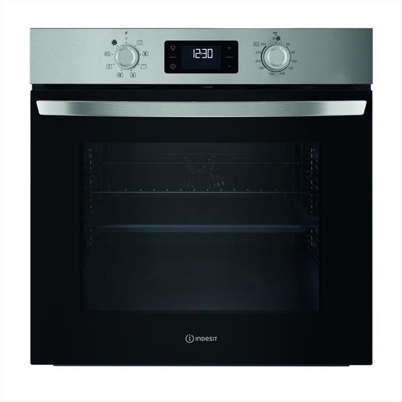 INDESIT INDESIT IO 255HS X 70 Lt Inox Εντοιχιζόμενος Φούρνος Άνω Πάγκου