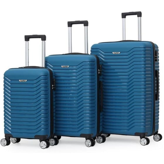Σετ Βαλίτσες&nbsp;Amber&nbsp;Μπλε image 0