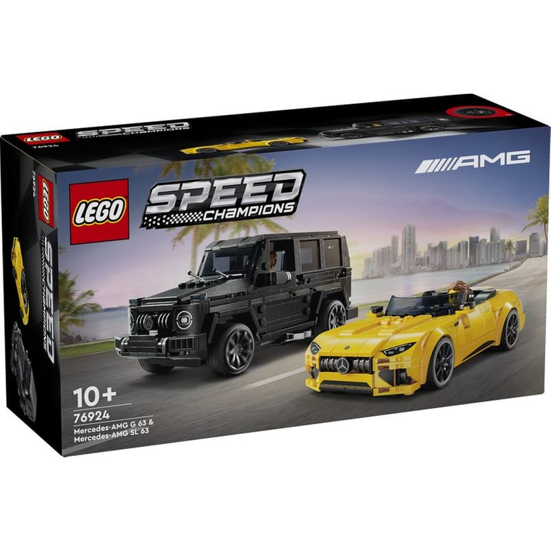 LEGO®SpeedChampionsMercedes-AMGG63&Mercedes-AMGSL63(76924)