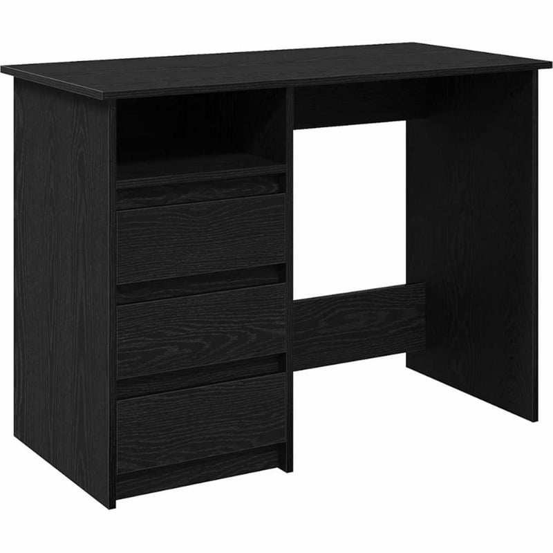 Γραφείο VidaXL από Επεξεργασμένο Ξύλο 102x50x75 cm - Μαύρο
