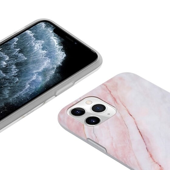 Θήκη Apple iPhone 11 Pro - Crong Marble - Pink image 3