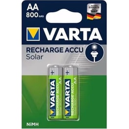 Επαναφορτιζόμενες Μπαταρίες VARTA Solar Power 2AA 800mAh - (12854)