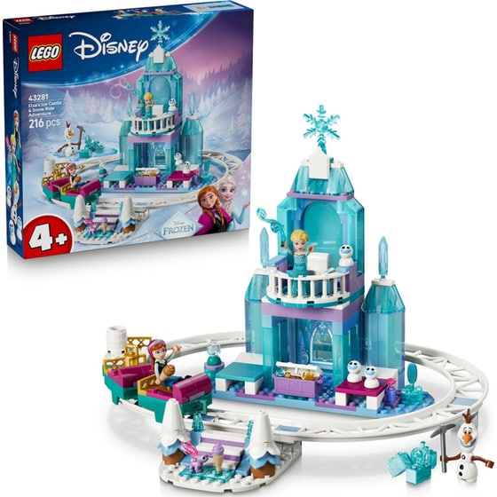 LEGO® Disney Frozen Περιπέτεια στο Κάστρο Πάγου της Έλσας & στη Χιονισμένη Τροχιά (43281) image 6