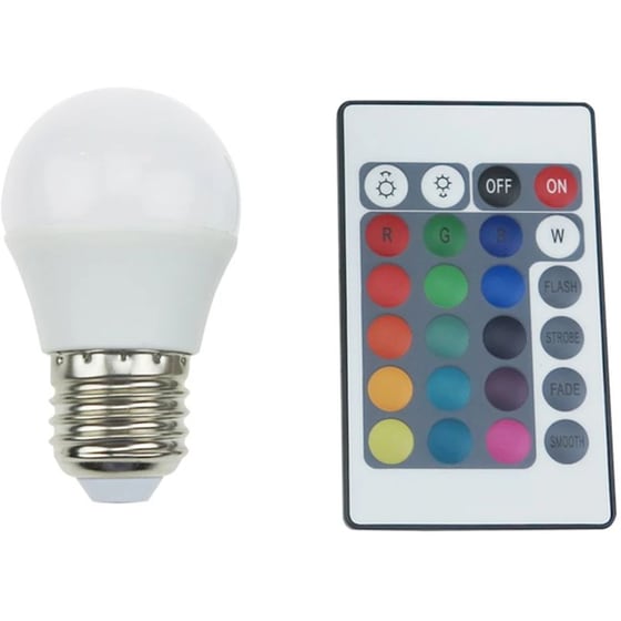 Λάμπα LED Diolamp Rgbw Dimmable A608rgbwn E27 8W 3000K - Θερμό Λευκό/RGBW image 2