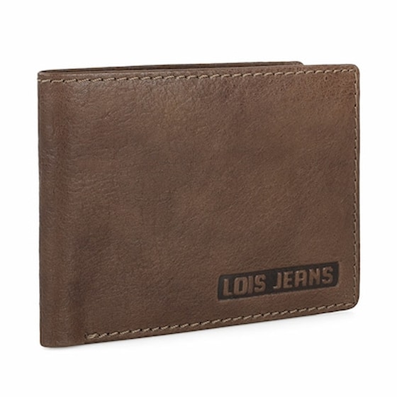 Πορτοφόλι Ανδρικό Δερμάτινο Lois Καφέ Ανοιχτό image 0