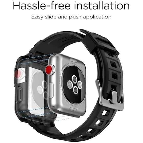 Λουράκι Spigen Rugged Armor Pro για Apple Watch 38/40/41mm - Μαύρο image 3