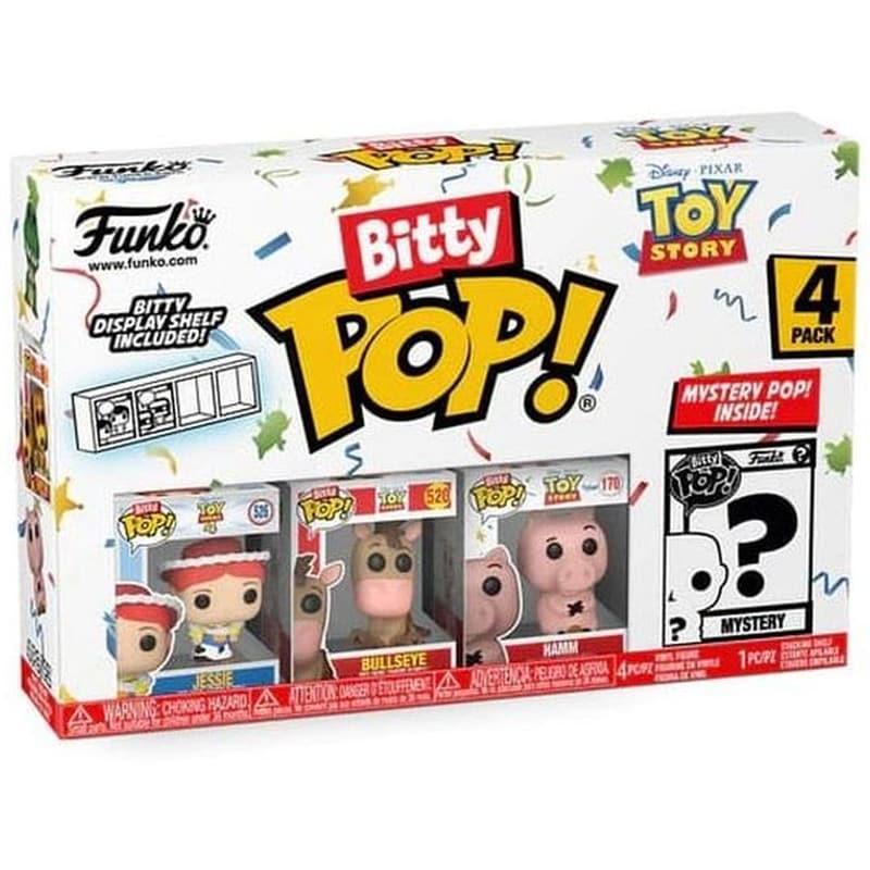 Funko Bitty Pop! Disney - Toy Story - Jessie/Bullseye/Hamm/ Mystery Figure 4-pack