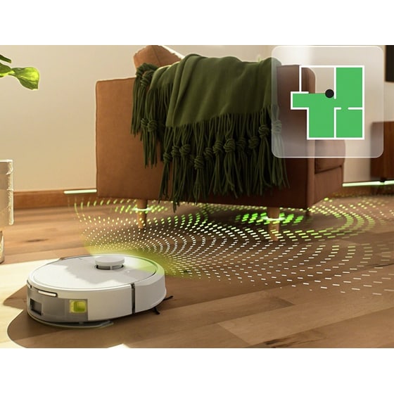 IROBOT ROOMBA 105 Combo + AutoEmpty Dock για Σκούπισμα και Σφουγγάρισμα Λευκό Σκούπα Ρομπότ image 3