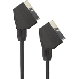 Καλώδιο SCART SBOX 21-Pin Male to Male 1.5m - Μαύρο