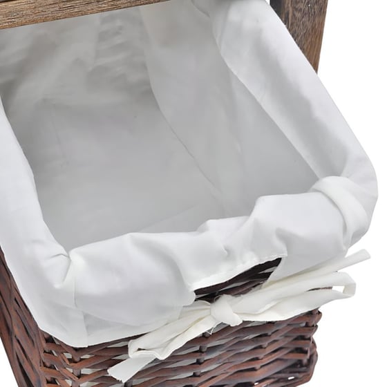 Κομοδίνο Vidaxl Από Ξύλο Παυλώνιας 2τμχ 28x31x45 cm - Καφέ image 5