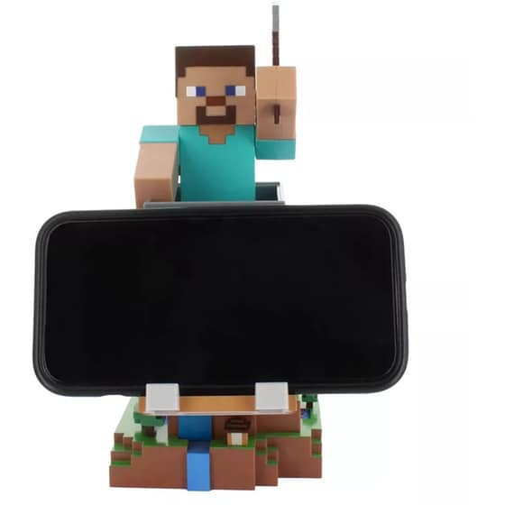 Φιγούρα Βάσης Στήριξης Cable Guys - Minecraft Steve Phone Holder(HDHMMC400730) image 1
