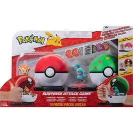 Φιγούρες Jazwares Pokemon Suprise Attack - Chimchar With Poke Ball Vs Wynaut With Friend Ball