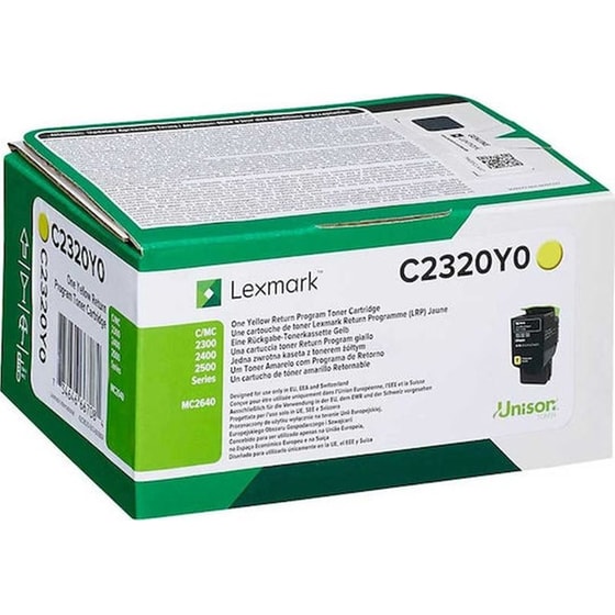 Toner Lexmark C2320Y0 - Yellow image 0