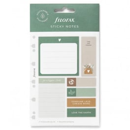 Αυτοκόλλητα Χαρτάκια Σημειώσεων Filofax Eco Essential (20 Φύλλα-140 Τεμάχια)