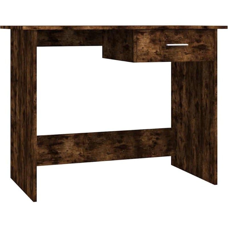 Γραφείο VidaXL από Επεξεργασμένο Ξύλο 100x50x76 cm - Καπνιστή Δρυς