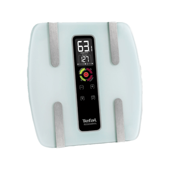 Ζυγαριά Σώματος TEFAL BODYSIGNAL BM7100 με Λιπομετρητή Λευκό image 0