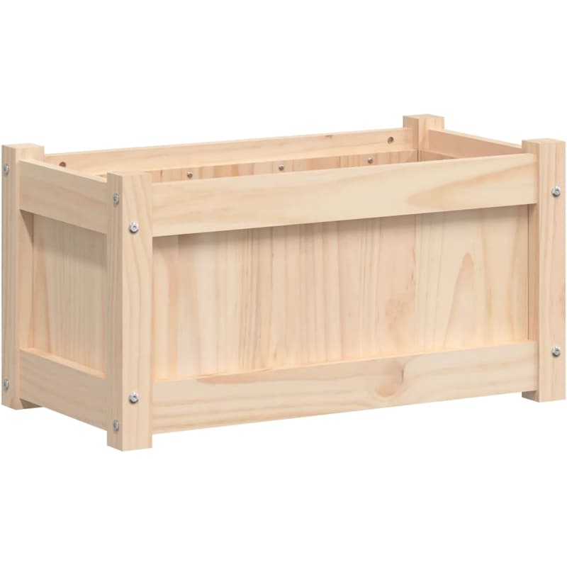 VIDAXL Ζαρντινιέρα VidaXL από Μασίφ Ξύλο Πεύκου 60x31cm - Μπεζ