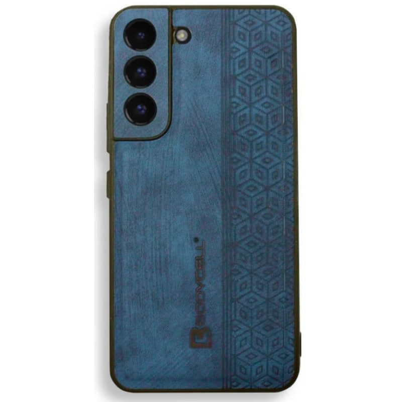 BODYCELL Θήκη Samsung Galaxy S22 Plus 5G - Bodycell Pattern Leather - Blue
